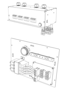 ac power distribution unit for spstet4 power shelf