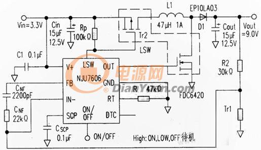 在输入输出端之间设置开关 在输入输出端之间设置开关